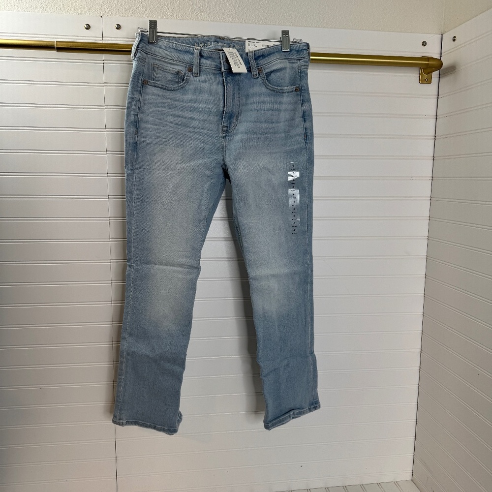 NEW American Eagle Outfitters Kick Boot Crop US Size 4 27W Short Hight Rise